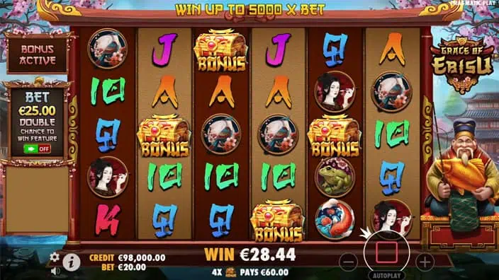 Grace of Ebisu slot free spins