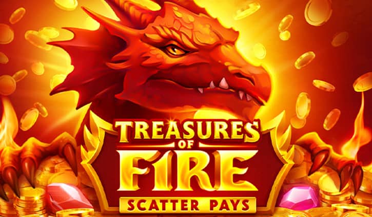 Treasures of Fire: Scatter Pays slot cover image