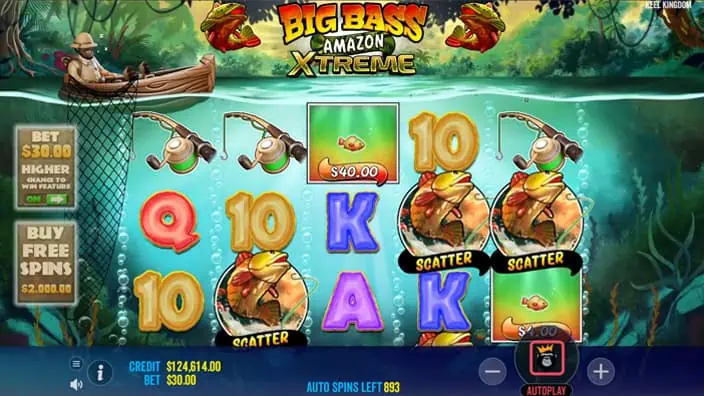 Big bass amazon xtreme free spins