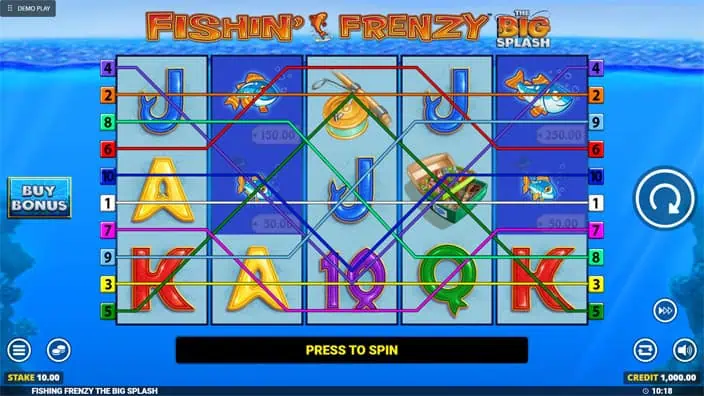 Fishin Frenzy the Big Splash slot 1