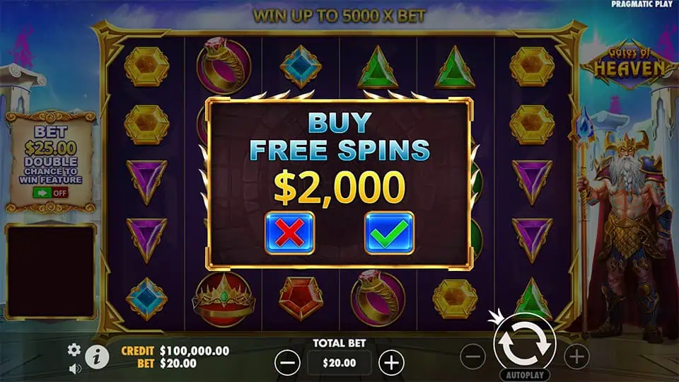 Gates of Heaven slot bonus buy