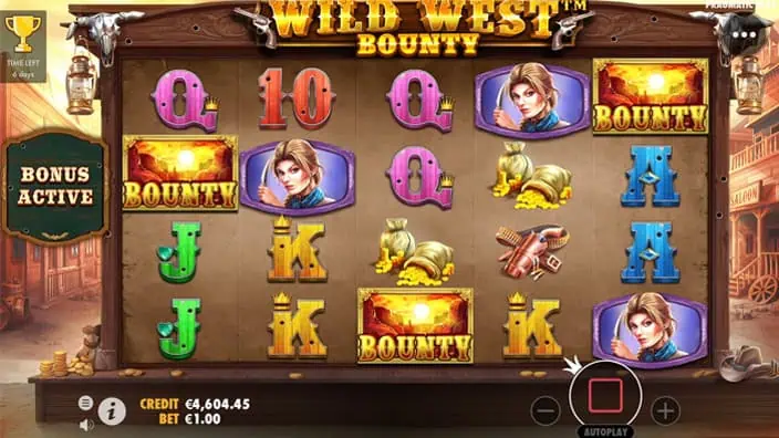 Wild west bounty free spins 1