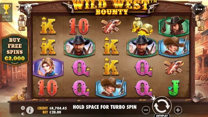 Wild west bounty slot 1