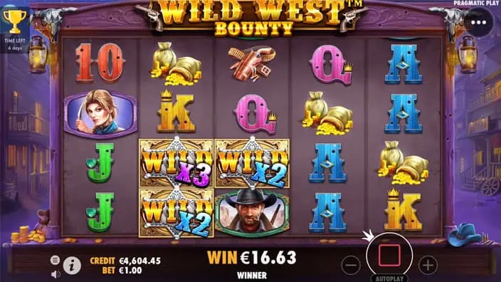 Wild west bounty wild multipliers feature 1