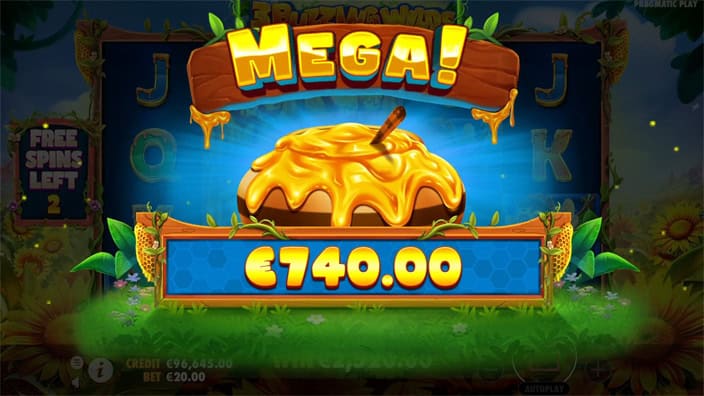 3 Buzzing Wilds slot big win 1