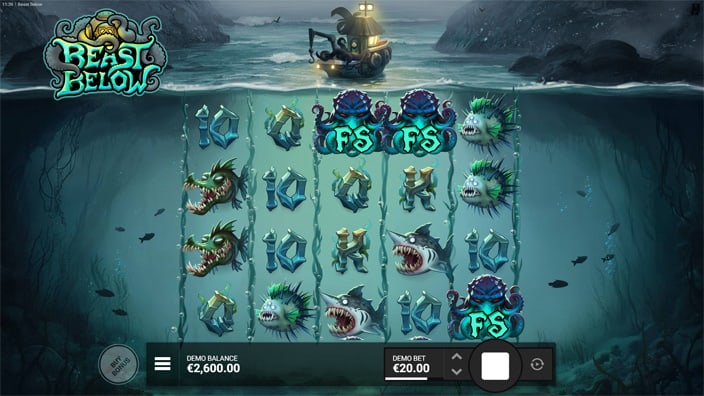 Beast-below-free-spins