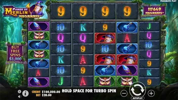 Power of Merlin Megaways slot 1