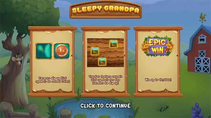 Sleepy Grandpa slot features
