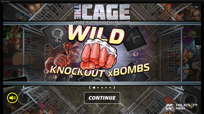 The Cage slot features