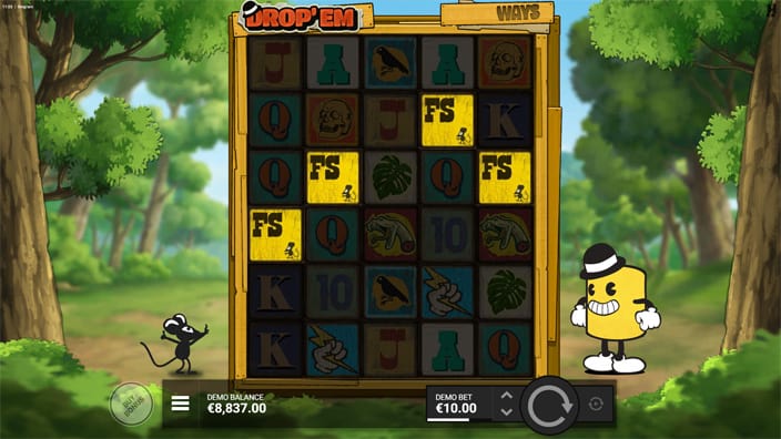 Drop Em slot free spins