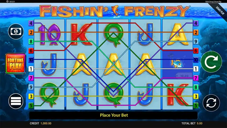 Fishin Frenzy Fortune Play slot