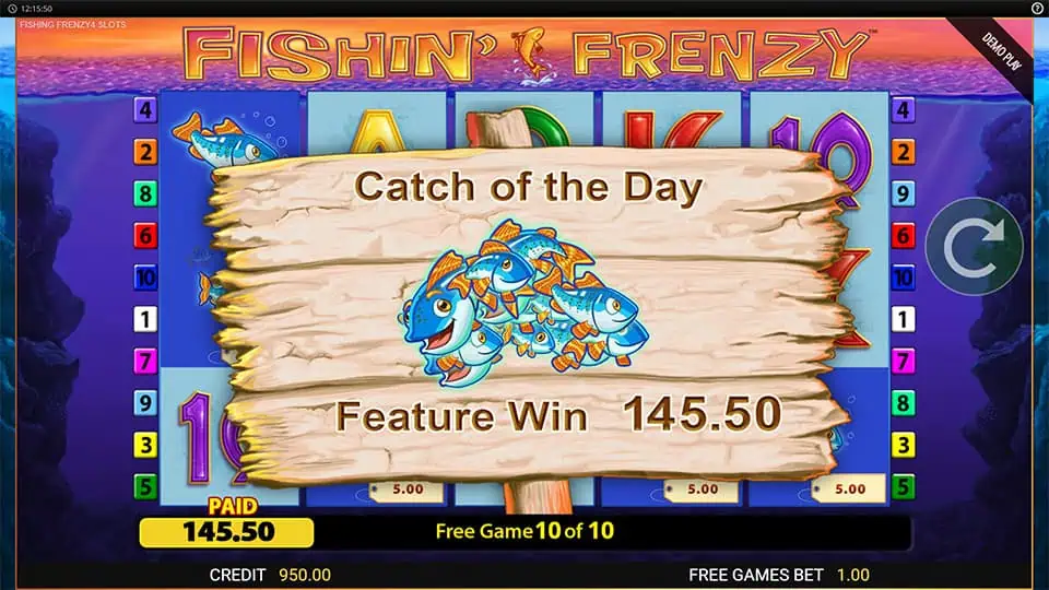 Fishin Frenzy Power 4 Slots slot big win