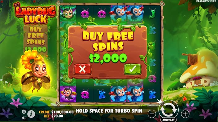 Ladybug Luck slot bonus buy