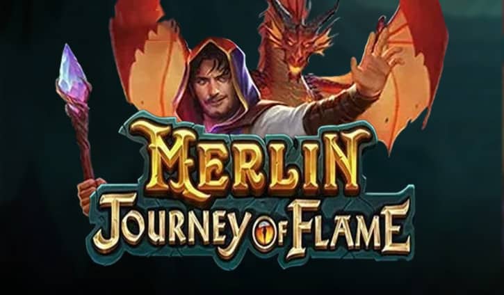 Merlin journey of flame slot cover image
