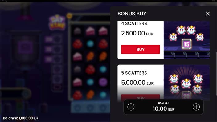 Rat King slot bonus buy