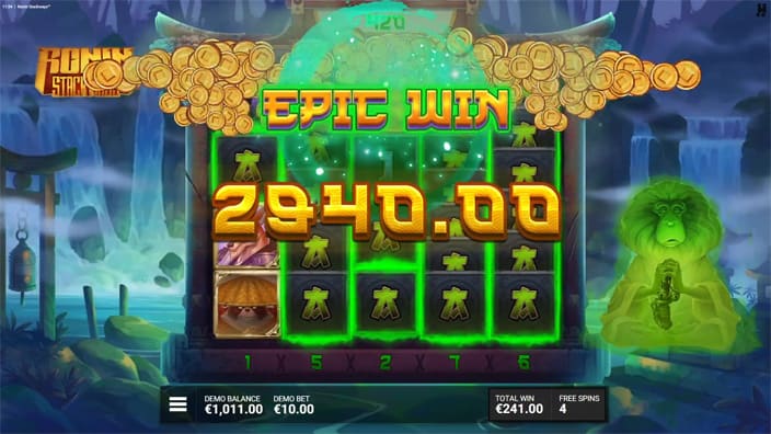 Ronin Stackways slot big win