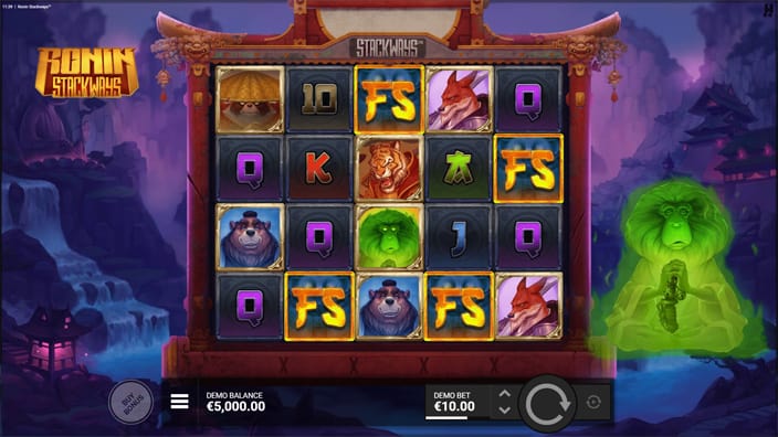 Ronin Stackways slot free spins