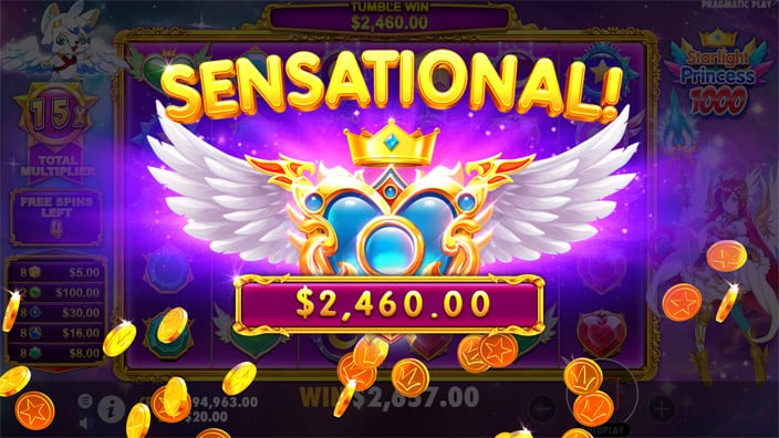 Starlight Princess 1000 slot big win