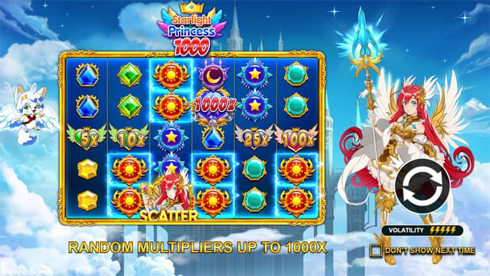 Starlight Princess 1000 slot features