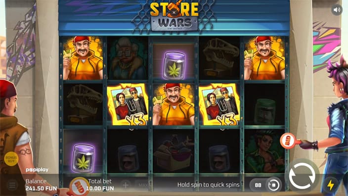 Store Wars slot wild symbol