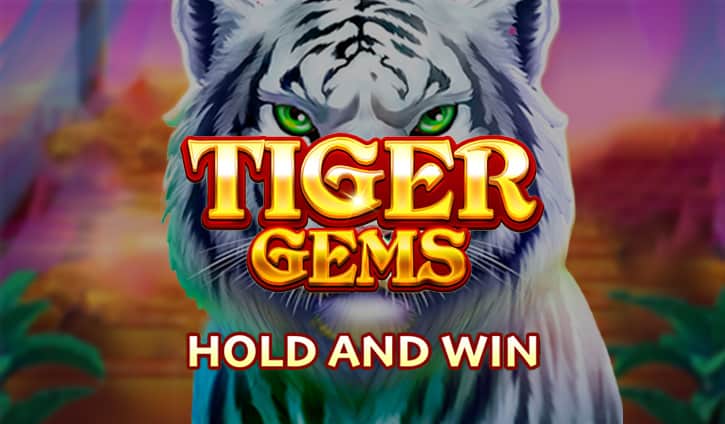 Tiger gems hold and win slot cover image
