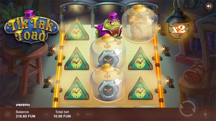 Tik Tak Toad slot respins bonus