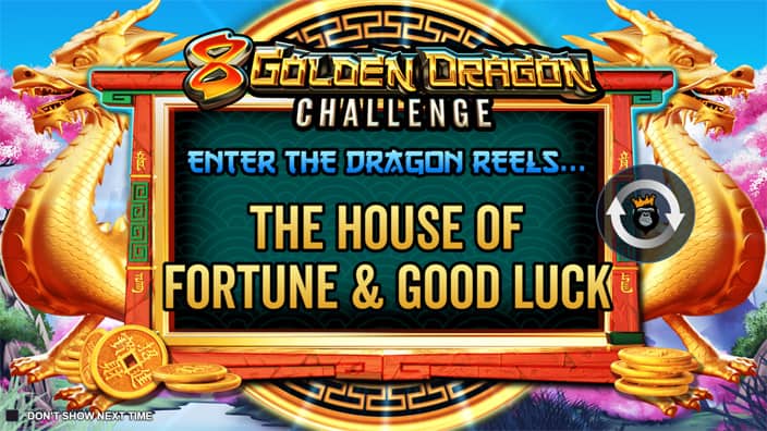 8 Golden Dragon Challenge slot features