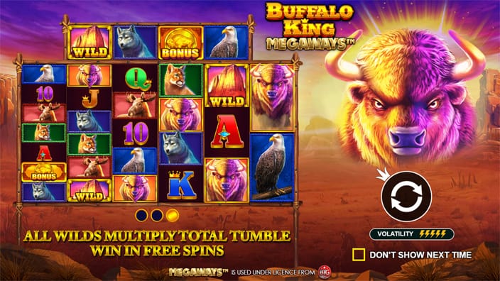 Buffalo King Megaways slot features