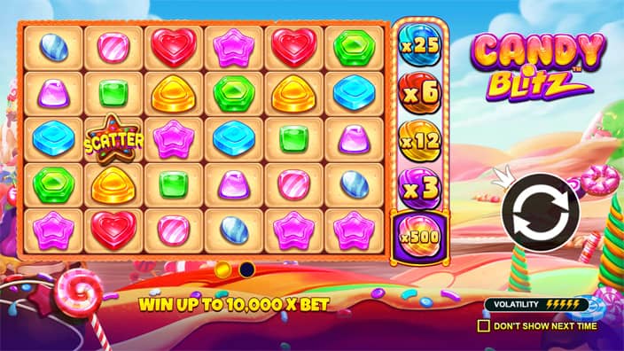 Candy Blitz slot features