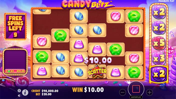 Candy Blitz slot tumble feature