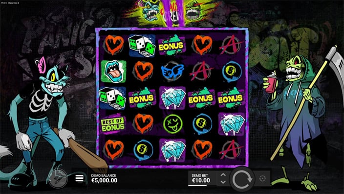 Chaos Crew 2 slot free spins