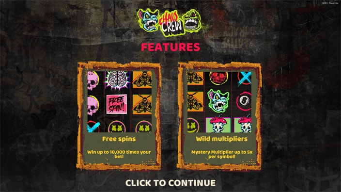 Chaos Crew slot features