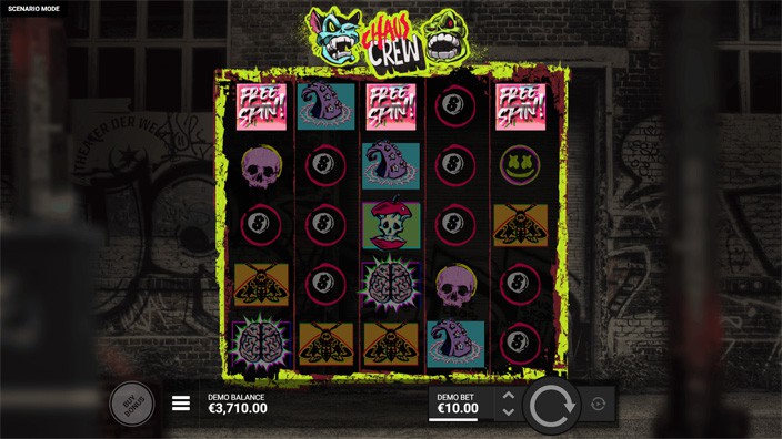 Chaos Crew slot free spins
