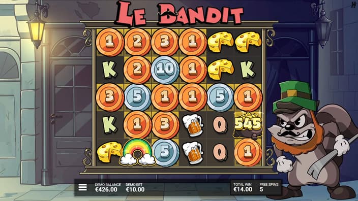 Le Bandit slot pot of gold