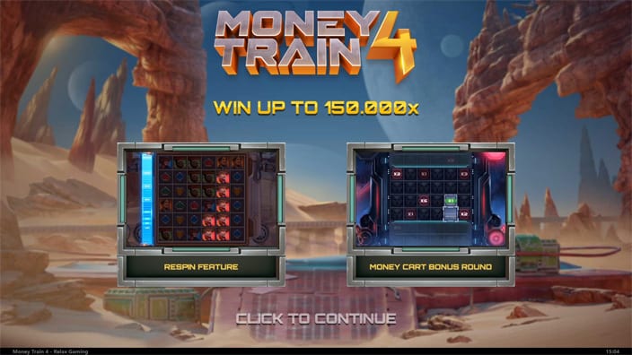 Money Train 4 slot features