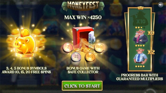 Moneyfest slot features