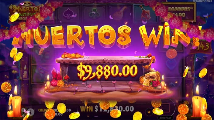 Muertos Multiplier Megaways slot big win