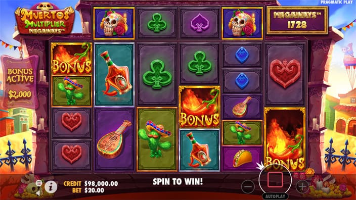 Muertos Multiplier Megaways slot free spins