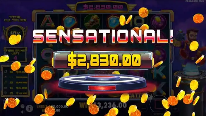 Supermania slot big win 1