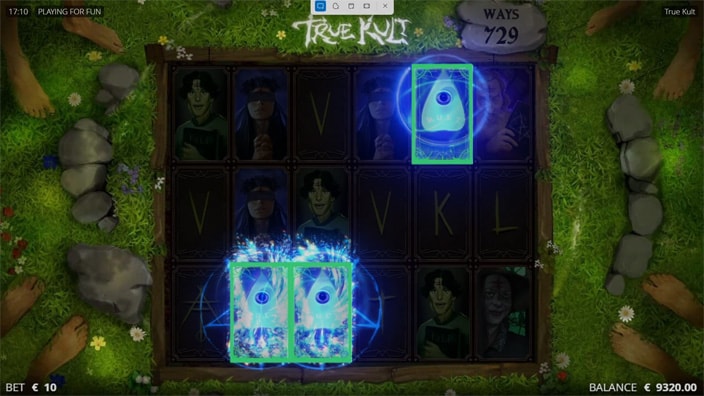 True Kult slot the seance bonus game