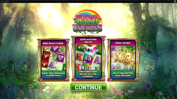 Wild Unicorns slot features