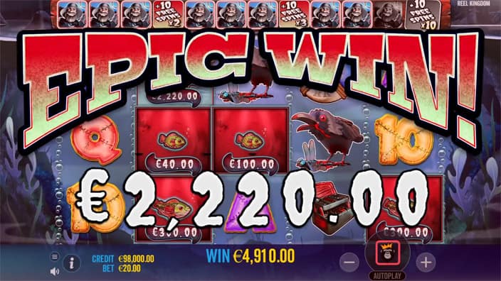 Big Bass Halloween slot big win