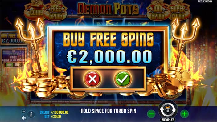 Demon Pots slot bonus buy
