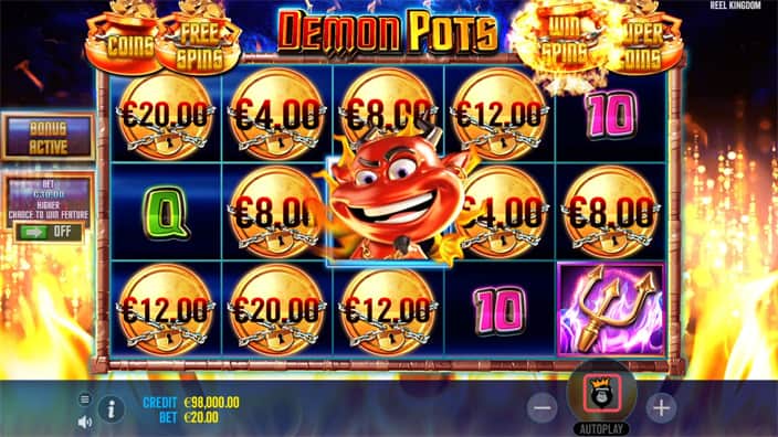 Demon Pots slot free spins