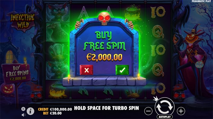 Infective Wild slot bonus buy