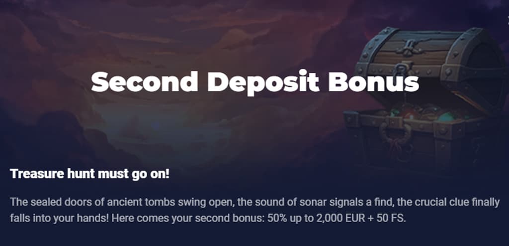 Joo Casino welcome bonus second deposit
