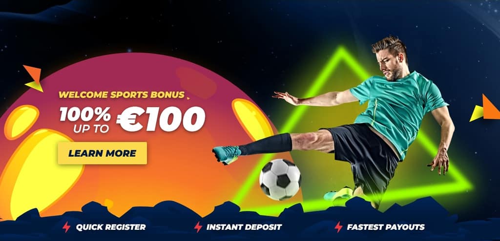 Jupi Casino welcome sports bonus