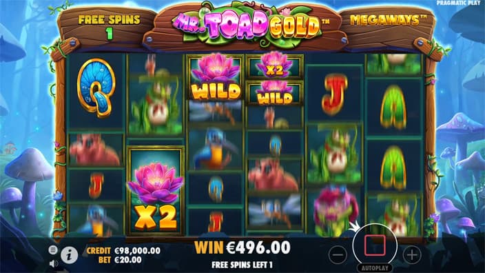 Mr Toad Gold Megaways slot feature sticky wilds