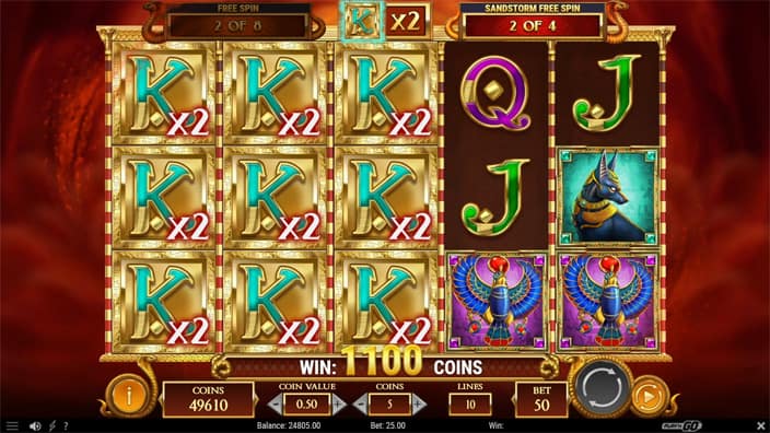 Scales of Dead slot feature special expanding symbols with multipliers