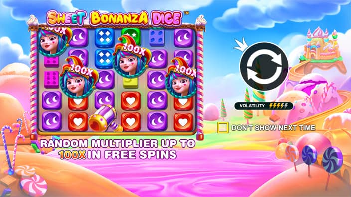 Sweet Bonanza Dice slot features